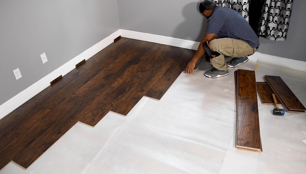 cách lắp nẹp sàn gỗ