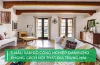 5 mẫu sàn gỗ công nghiệp cho phong cách nội thất Địa Trung Hải