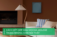 Bí kíp phối màu Mocha Mousse trong không gian nội thất