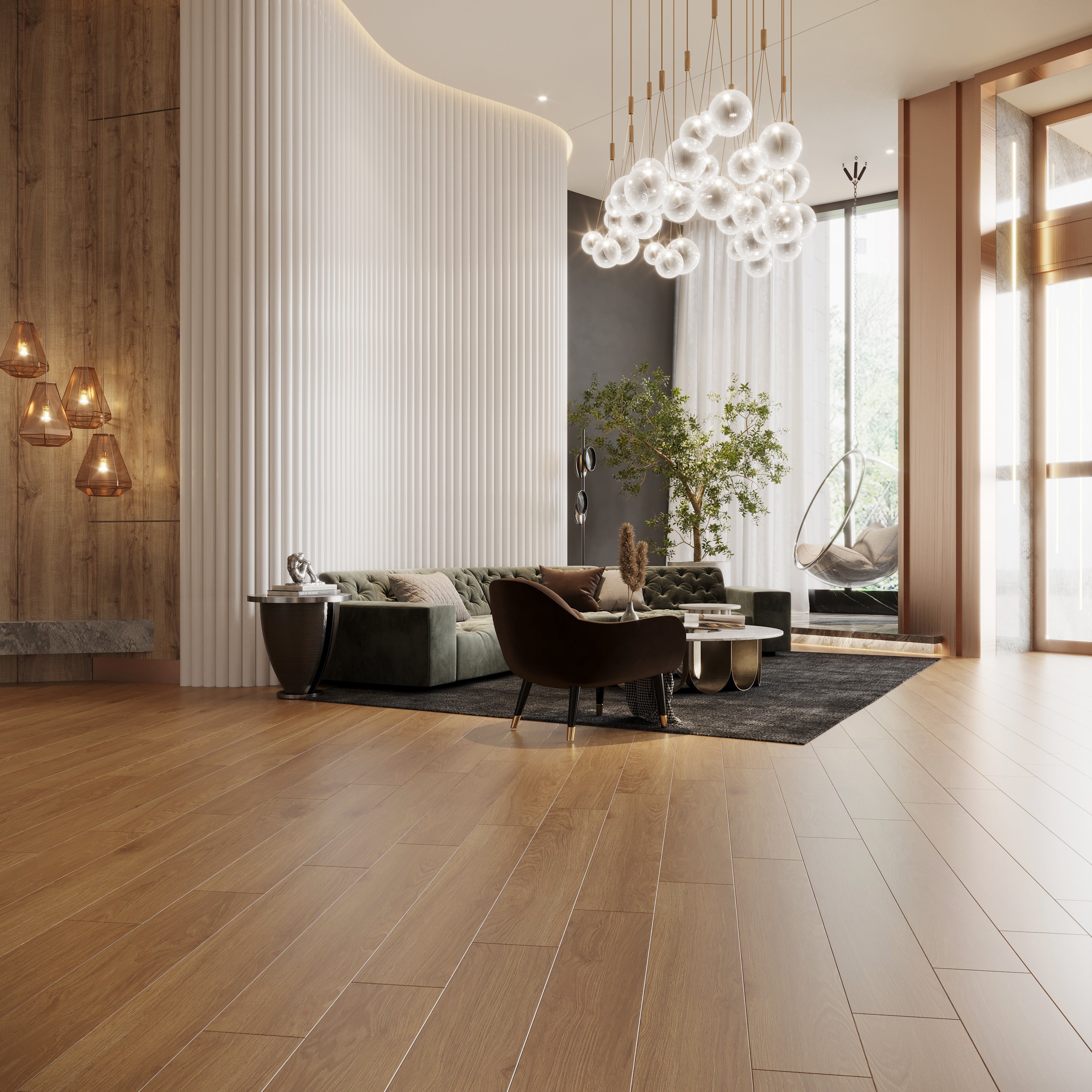 5 mẫu sàn gỗ công nghiệp dành cho phong cách nội thất Organic