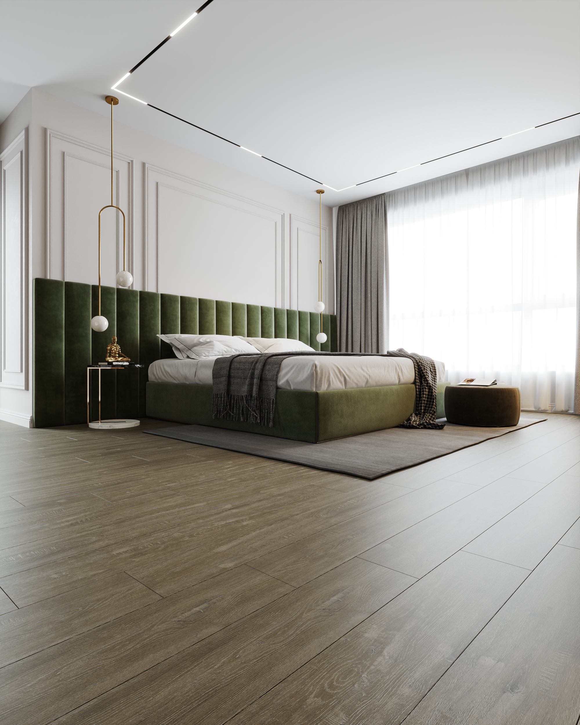 5 mẫu sàn gỗ phòng khách màu xám siêu đẹp cho tổ ấm hiện đại 2