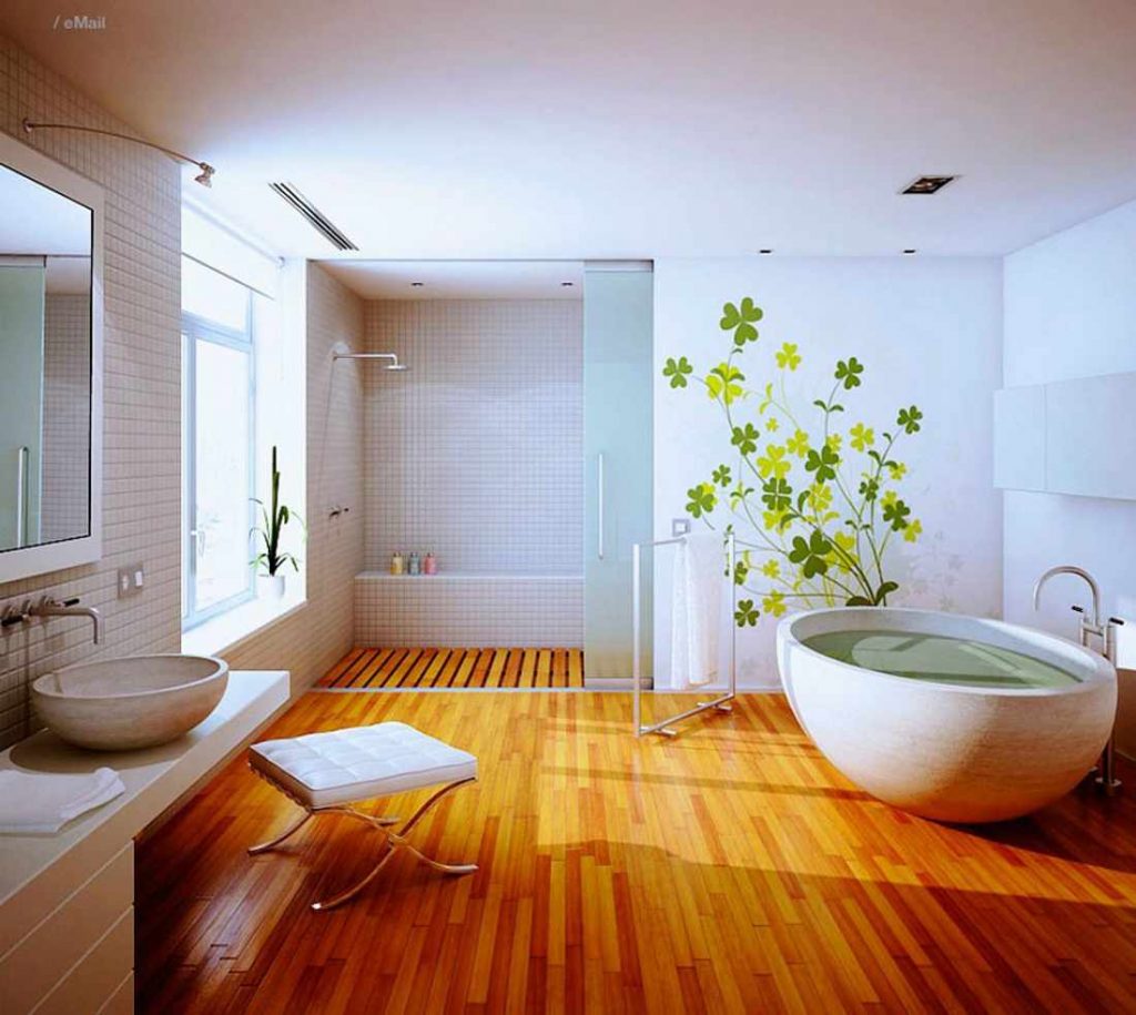 Có thể lát sàn gỗ biến tính cho nhà tắm? 1
