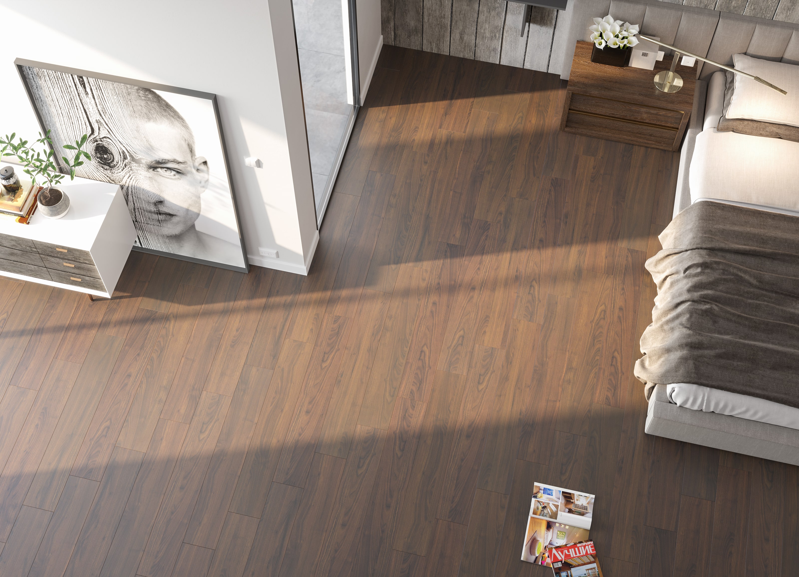 Lát sàn gỗ công nghiệp phòng ngủ: Chọn sao cho khéo 4