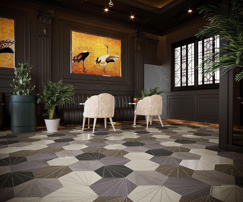 Nên lát sàn gỗ nghệ thuật cho không gian nào?