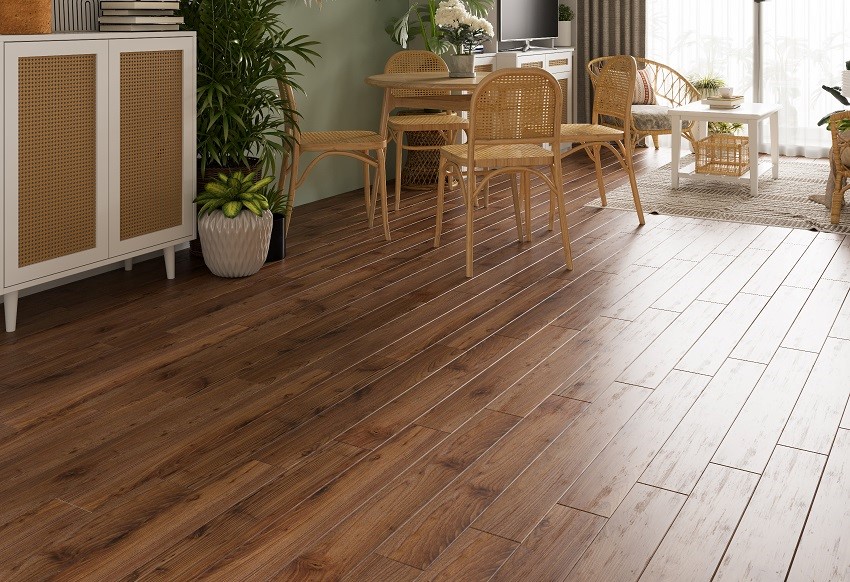Top 6 mẫu sàn gỗ công nghiệp siêu đẹp dành cho phòng khách 2